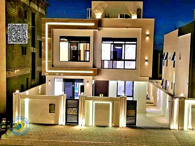 For sale at an attractive price: a 6-bedroom villa with a roof terrace in Al Helio 2, Ajman. Registration fees. Freehold . Bank financing.