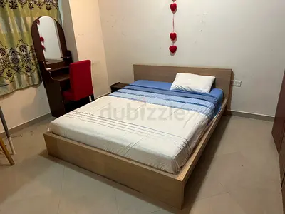 Master bedroom with attached washroom