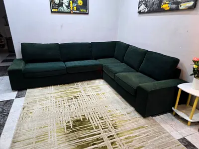 Comfortable Green Sectional Sofa