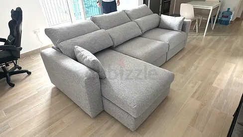 Ikea eskilstuna L shape sofa bed under storage