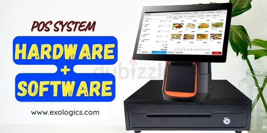 POS Cashier Machine with Software and applications point of sale cashier setup