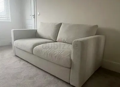 Ikea vimle gunnared beige sofa bed with mattress