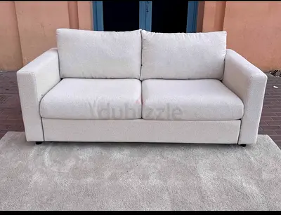 IKEA vimle Two Seater Sofa Bed Beige Excellent Condition