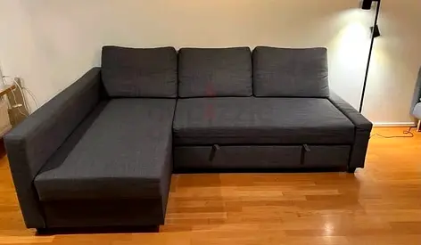 Comfortable L-Shaped Sofa with Storage