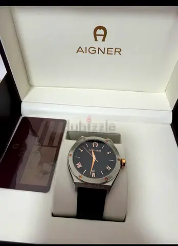 Aigner Mens Watch with Leather Strap