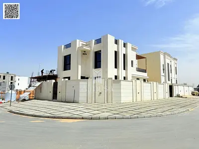 امتلك فيلا كورنر بسعر شامل رسوم التسجيل والتمليك  طابقين مع حوش كبير تصميم اوروبى تشطيب VIP موقع مميز جدا وقريب لشارع الشيخ محمد بن زايد
