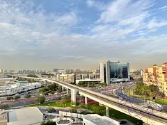 Chiller A.c free! 2BR Lavish spacious Huge hall with balcony open view prime location oud metha