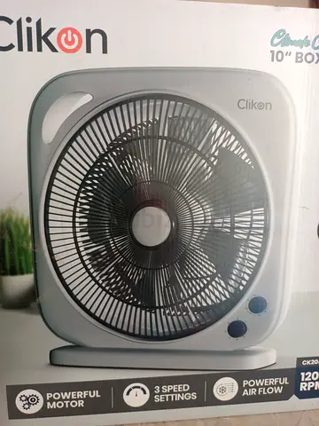 10 inch table fan -clickon