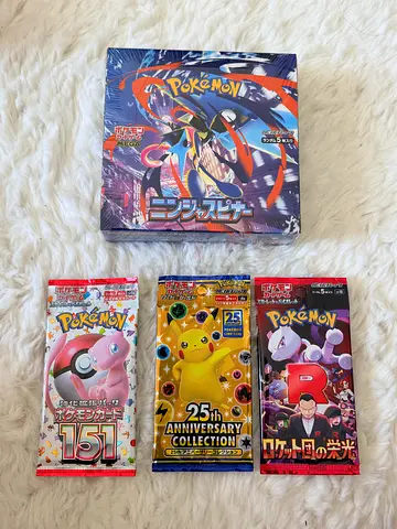 Pokemon tcg (mega ninja spinner, 151, 25th, team R