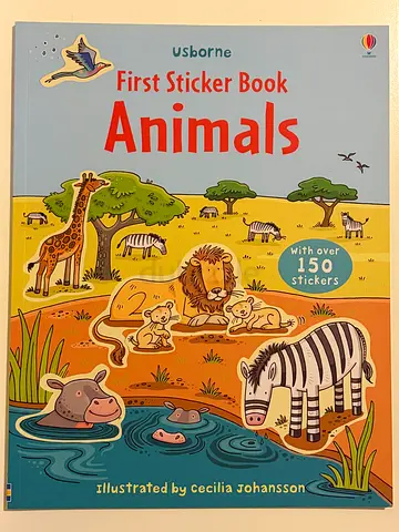 Usborne First Sticker Book Animals