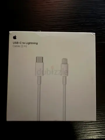 2x Apple Lightning Cables 2m and 1m