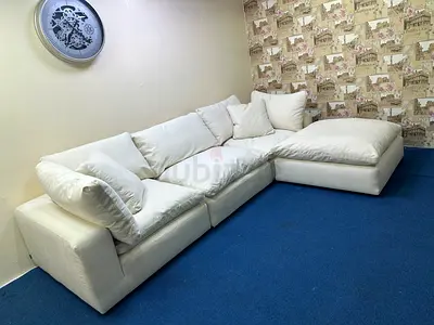 Amazing condition marina home luscious sofa with footstool