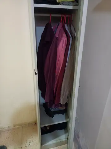 Compact Wardrobe with Shelves