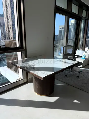 4 Seater Dining Table (Ceramic top) In excellent condition, like new