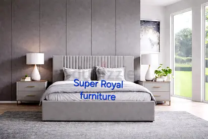 Elegant Brand New Queen size bed storage bed nd mattress good quality Queen bed