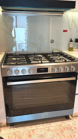 Stainless Steel Gas Range with Oven