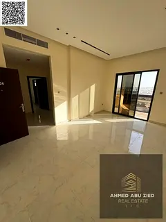 Two master bedrooms and a living room | Three bathrooms | Balcony | Central air conditioning | First