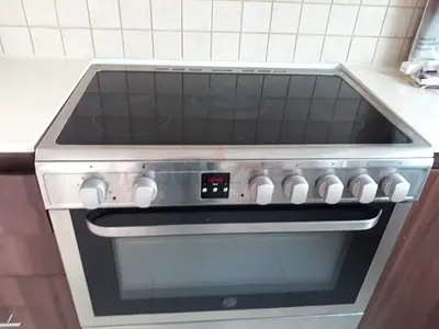 Hoover Brand 5 Rings Full Electric Ceramic Cooker Range Size 90 cm