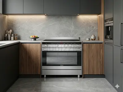 Siemens iq700 model HY738357M electric ceramic 5 hobs cooking range oven dual fan stove 90x60 cooker