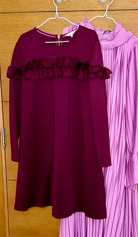 Ted Baker Burgundy Dress