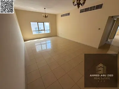 Largest and most beautiful two-bedroom apartment for annual rent - 2 bedrooms - 2 bathrooms - balcony with excellent view - spacious - central air con
