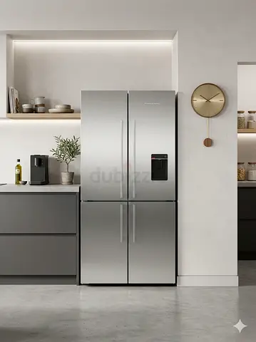 FISHER  PAYKEL 4 DOR REFRIGERATOR  Modern Stainless Steel Refrigerator