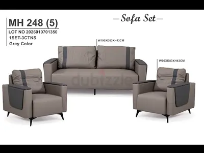 Stylish Grey Sofa Set