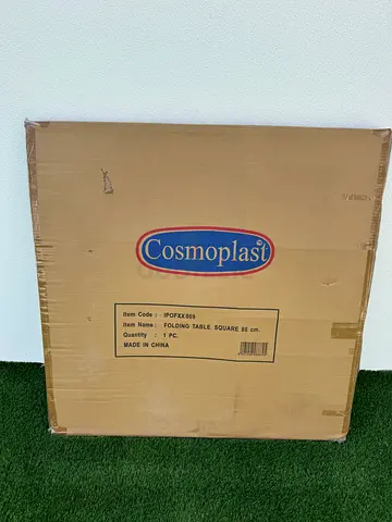 Cosmoplast folding tables 88cm square x4