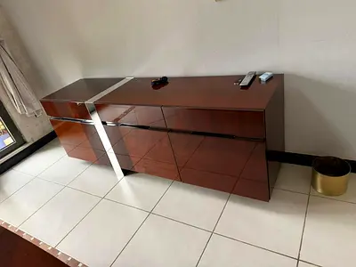 Italian Brand Dining table With six chairs For sale