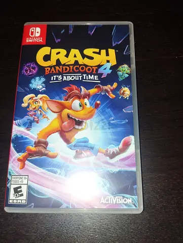 Nintendo switch Crash bandicoot 4 game