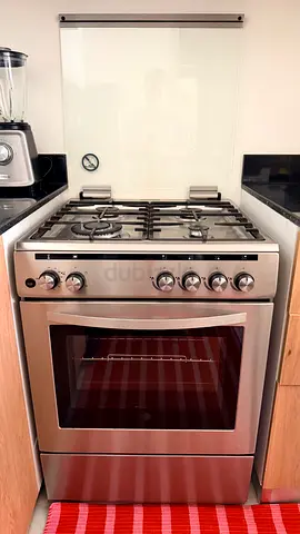 Hoover 60cm Gas Cooker with Oven – Stainless Steel