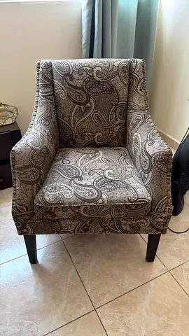 Stylish Patterned Accent Chair