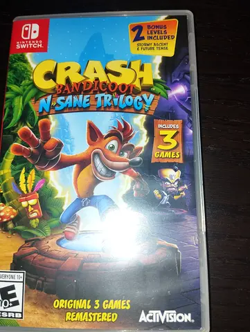 Nintendo switch Crash bandicoot game