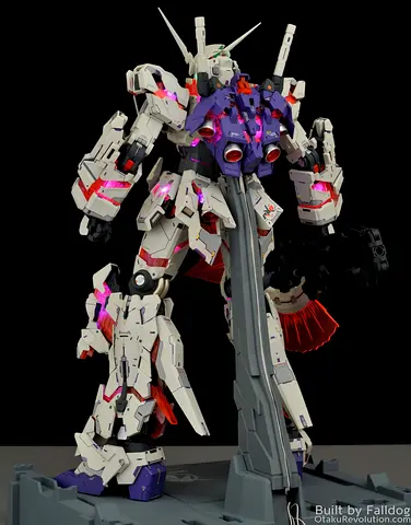 Gundam Model Kit - Dragon Momoko Perfect Grade Unicorn Gundam