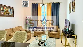 One bedroom and a living room with a balcony, 2 bathrooms, City Towers Al Nuaimiya 3 in Ajman for sa