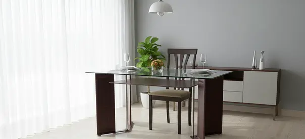 Modern Glass Dining Table (no chairs)