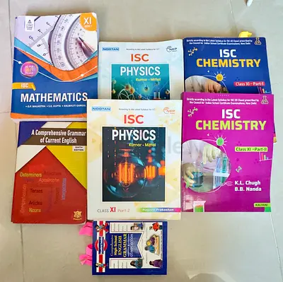 ISC Grade 11 books math and English