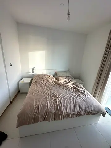 Bed and side tables