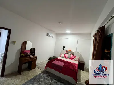 Furnished one-bedroom apartment for monthly rent - Balcony with lake view - Prime location - Next to Jubail bus station - Free parking - Excellent siz