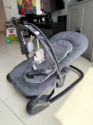 Chicco Hooplà Bouncer 0m-3y, Moon Grey