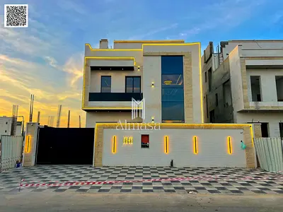 Luxury modern villa for sale with private waterfall in Al Zahia – Ajman | Unparalleled luxury and sophistication at a price inclusive of fees