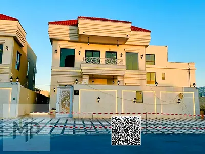 Affordable luxury villa in the most prestigious area of ​​Ajman, freehold ownership for all nationalities.