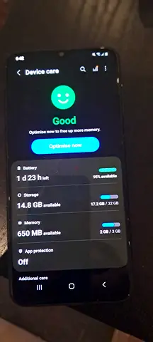 Samsung A20 Mobile Phone - Great Condition with Good Battery Life