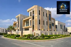 Excellent villa in Al Bahia area, Ajman, with a private pool, distinctive design, freehold ownership
