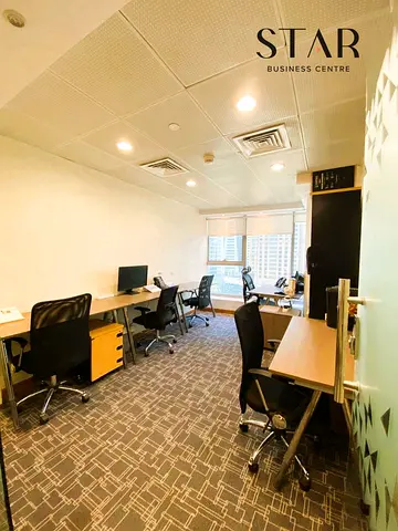 FLEXI DESK for Rent -No commission-included Dewa & Internet / DMCC License Only / Near to DMCC Metro Station