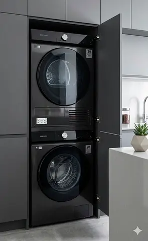 Samsung bespoke 11.5 kg washer and 9kg dryer heatpump separate set WIFI model