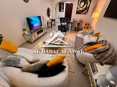 Al Taawun Tower, Block 5, Block A. Two bedrooms and a living room with a sea view. Ample space, full