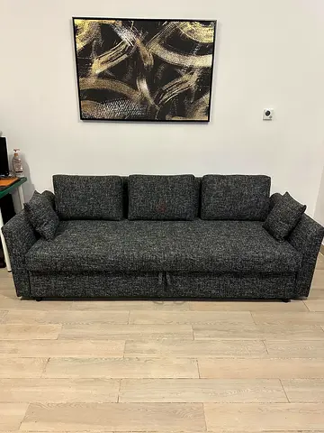 Modern Sofa Bed (3 Seater) – Sleek design with soft cushions and spacious storage underneath. Perfe