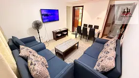 Sharjah Al Khan apartment, one bedroom, hall, kitchen and bathroom
