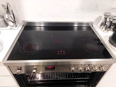 Bertazzoni electric Ceramic 5 HOBS COOKING RANGE 90X60  Stove MODEL PRO905VMFELXC Made in ltaly